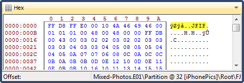 JPEG Hex